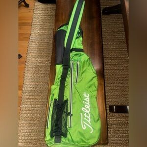 Titleist Green Sunday Golf Bag with Black Accents